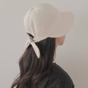 리본벙거지 리본썬캡 골프여자모자 플로피햇 보넷햇