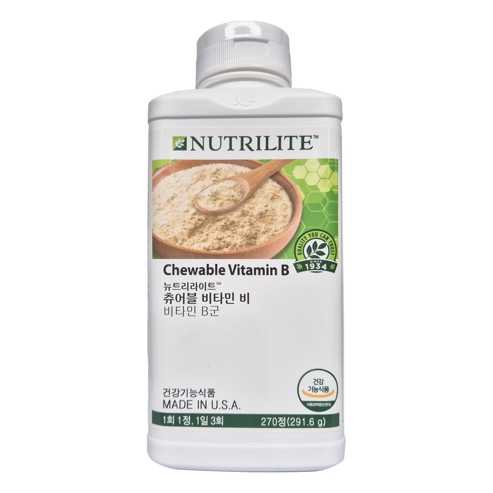 암웨이 츄어블 비타민 비 270정 이스트 비