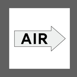 argon 알곤 화살표 네모 500매 아트지스티커 5x5cm