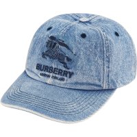 슈프림 버버리 데님 6패널 캡 데님 블루 SS22 Supreme Burberry Denim 6-Panel Washed Blue