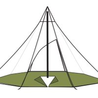 Helsport Varanger Tipi 4-6 Groundsheet 헬스포츠 바랑에르 티피 4-6 그라운드 시트