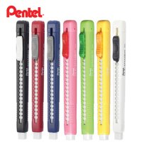 펜텔 클릭이레이져 지우개 샤프식 슬라이딩 ZE80 Pentel NON PVC