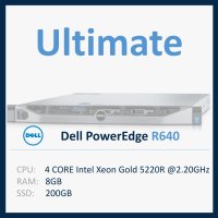 [Ultimate] 목동 KT IDC Core 서버호스팅 DELL PowerEdge R640-4Core/8G/200GB