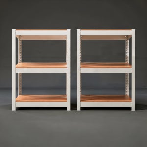 팬트리 홈던트 3단 철제선반 조립식 앵글 창고