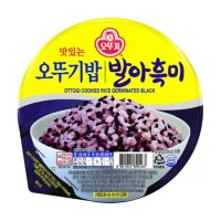 오뚜기 맛있는 오뚜기밥 발아흑미 210g x 18개