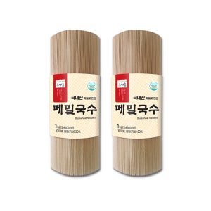 봉평촌 국내산 메밀로 만든 면 냉모밀 소바 메밀국수1kg롤타입 2개