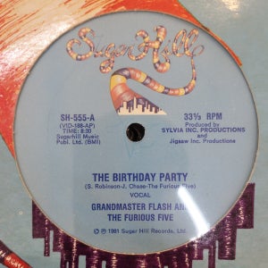 Grandmaster Flash & The Furious Five – The Birthday Party 12’ LP