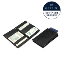 가르찌니 매직월렛 카드포켓형 나파(레이븐블랙) 남성카드지갑 머니클립 마술지갑 Garzini