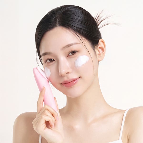 멜리언스 진동클렌저 전동 클렌징 브러쉬 실리콘 세안기 클렌져 뷰티 디바이스 모공 피지 얼굴