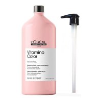 로레알 비타미노 컬러 염색모발 샴푸 1500ml + 펌프 (LOREAL Expert Vitamino Color Shampoo)