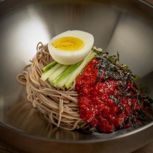 봉평 현대 막국수 밀키트 4종(물막국수, 들기름, 비빔, 황태곤약) 2인분 메밀면 세트