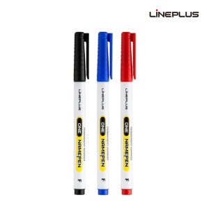 라인플러스 원 네임펜 1자루 국산 네임팬 라인프러스 LINEPLUS F 1.0mm