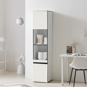 오브제 슬림 틈새 전자 렌지 수납장 400 기본형