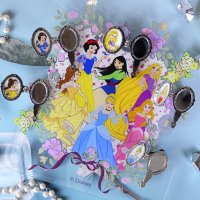 디즈니 프린세스 거울 경첩 뱃지 / Disney princess mirror Badge