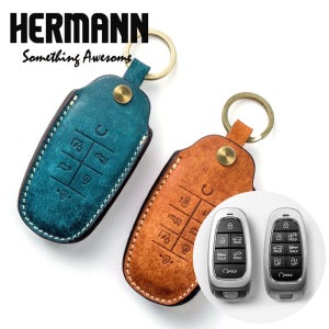 헤르만 스마트키 키홀더 최고급 소가죽 케이스 - sNQ106/108 현대 최신형키 6/8버튼 / 아이오닉5