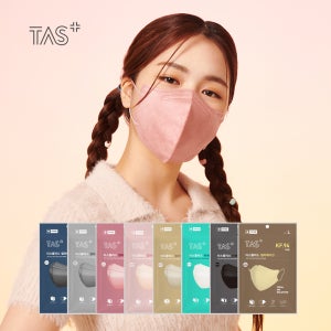 TAS 마스크 KF-94 컬러에디션 새부리형 숨쉬기편한 얇은 마스크 대형 1개입 50매