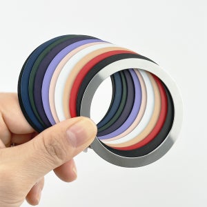 라온맥스 가죽 맥세이프 링 자석 스티커 부착용 철판 메탈 플레이트 아이폰 갤럭시 도넛링