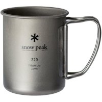 일본 스노우 피크 snow peak 티타늄 싱글 머그 220ml