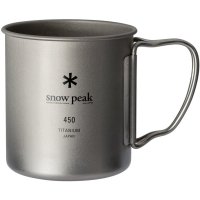 일본 스노우 피크 snow peak 티타늄 싱글 머그 450ml