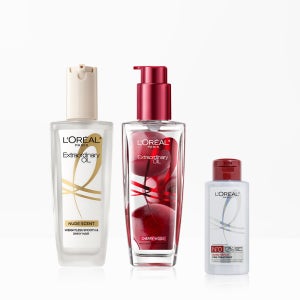 로레알파리 열보호&퍼퓸 헤어에센스 엑스트라오디네리 오일 100ml 2종 (택2) (+본드리페어 프리트리트먼트 100ml)