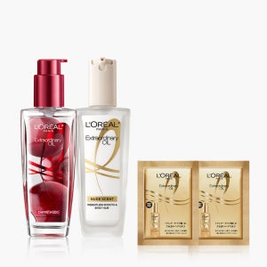 로레알파리 열보호&퍼퓸 헤어에센스 엑스트라오디네리 오일 100ml 2종 (택2) (+헤어밀크 7ml 2개)