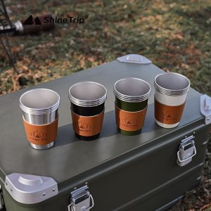 샤인트립 북유럽 감성 캠핑 백패킹 등산 용품 맥주잔 스텐 컵 세트