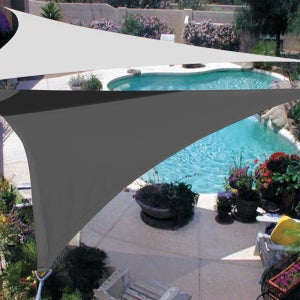 릴렉스 라이프 타프(4.2x4.2X6M 직삼각 HDPE 메쉬 타입) 어닝 가림막 햇빛가리개