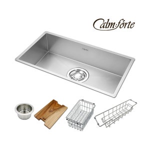 백조 깜뽀르떼 900 사각싱크볼 엠보코팅 씽크대 1.2T 개수대 악세사리포함 주방