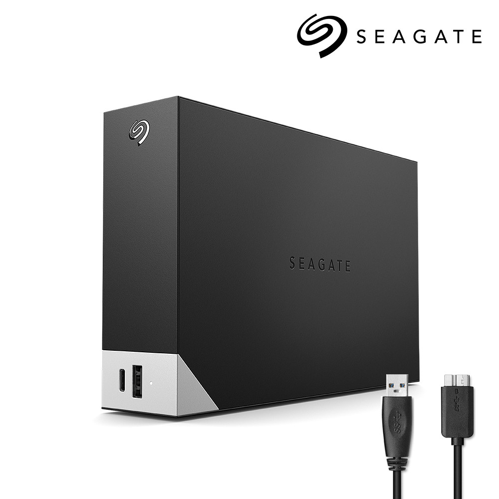 씨게이트 외장하드 One Touch Hub [데이터복구+허브기능] 20TB, 블랙