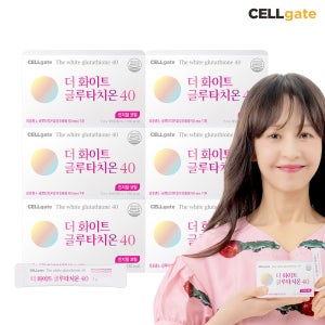 더화이트 글루타치온40 분말형 인지질코팅 2g 30포, 6개