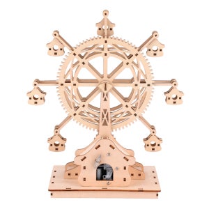 조립 움직이는 자장가 크리스마스 우드 수동 제작 하우스 뮤직박스 만들기 대관람차 오르골