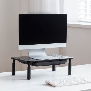 레토 서랍형 높이조절 모니터 받침대 거치대 스탠드 LMS-A07D