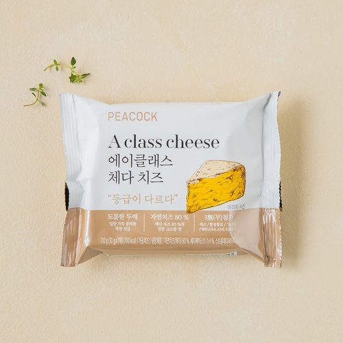 피코크 에이클래스 체다 슬라이스치즈
