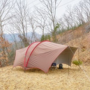 터널식 캠핑 하비타프 차박 도킹 그늘막