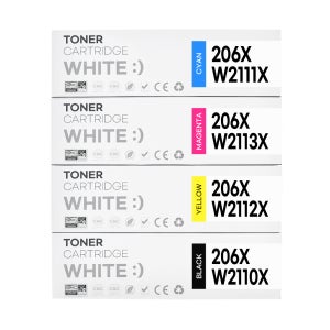 [2배용량] HP 206X W2110X 재생토너 M255dw M255nw M283fdw M282nw 4색세트