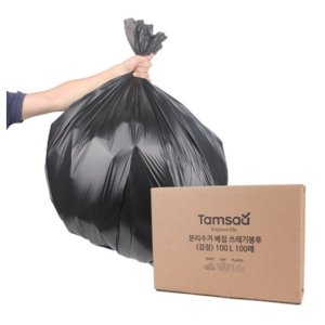탐사 분리수거 배접 비닐 봉투 100L x 블랙 x 200매