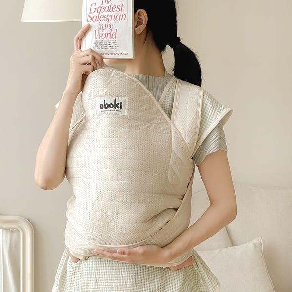 [오보기포대기] 국민 아기포대기 사계절 여름용 신생아 망사 화이트 메쉬 오리지널ver.