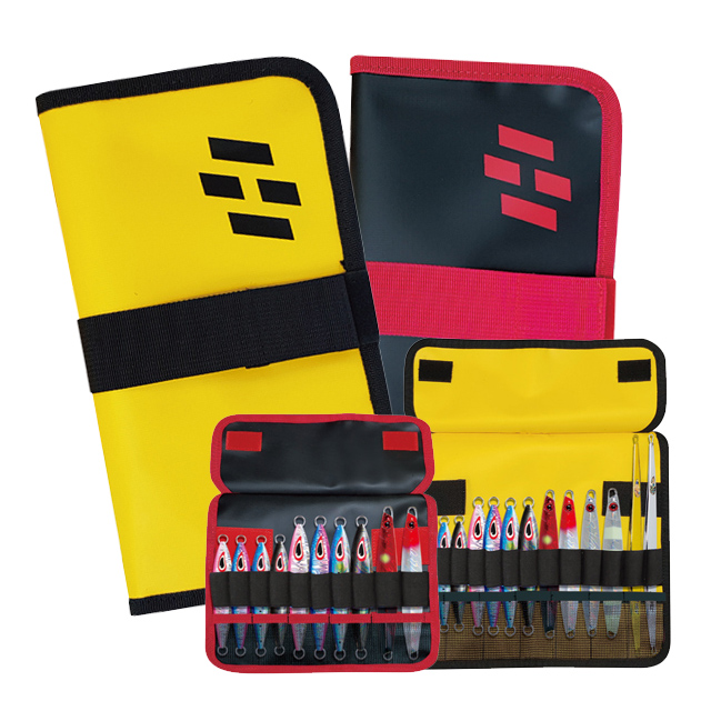 해동 타포린 메탈지그 롤백 파우치 태클박스 메탈 케이스 S 옐로우