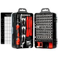 기타 수리 도구 135 in 1 screwdriver set crv steel bits