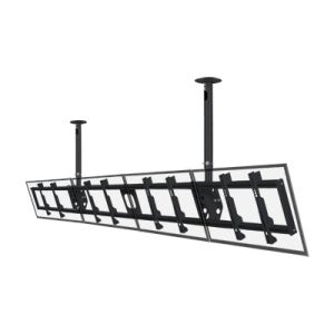 엔산마운트 PC-SH4 TV천장형 브라켓 32가로4대 메뉴보드 거치대 길이연장가능