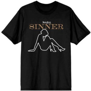 공식 JUDAS PRIEST 주다스 프리스트 Sin After Sin Sinner Slogan Lady 반팔 티셔츠