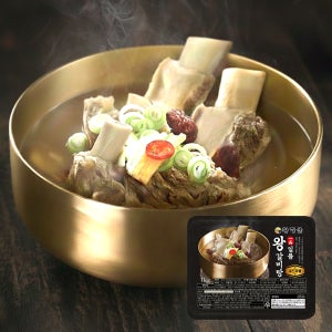 황장군갈비탕 소갈비탕 홈쇼핑 뼈있는 뼈없는 왕갈비탕 1kg 8팩