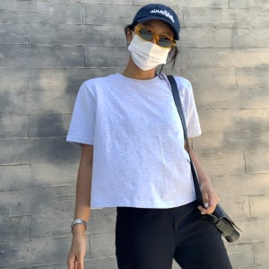 파인게이지/(당일발송)백트임 크롭티셔츠