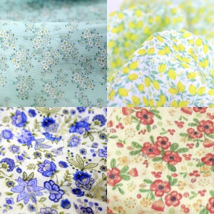 플라워 시원한 여름 인견 꽃무늬원단 11종