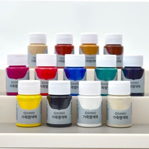 가스코 가죽염색제 25ml 14색상(택1)