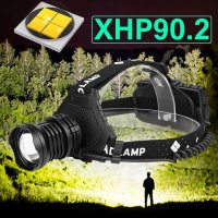 LED 헤드랜턴 300000 lm xhp90.2 led 라이트 xhp90 고성능 led