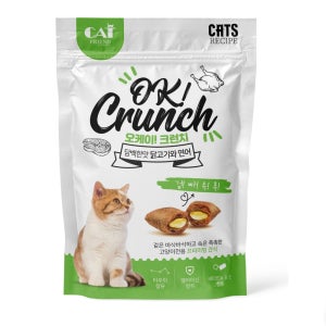 크런치 치킨+연어, 60g, 1개