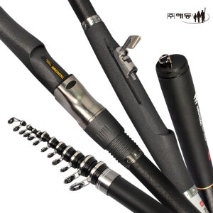 갯바위 찌 낚시대 해동 추자V3 1-430 이소대 색상 블랙