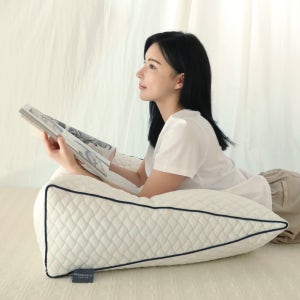 아이스쿨 냉감 시원한 다용도 삼각 등받이쿠션 다리베개