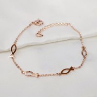 mhjewelry 14k 심플 물고기 팔찌